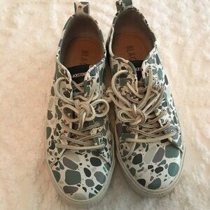 'BlackStone' RL76 Oval Patterned Laced Sneakers - Size 10